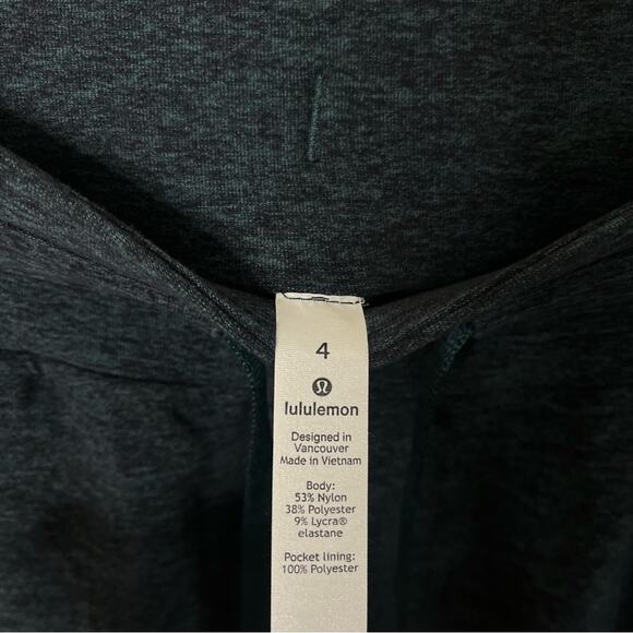 Lululemon Ready To Rulu Pant Updated 29" Heathered True Navy / Black Womens 4 - Picture 4 of 7